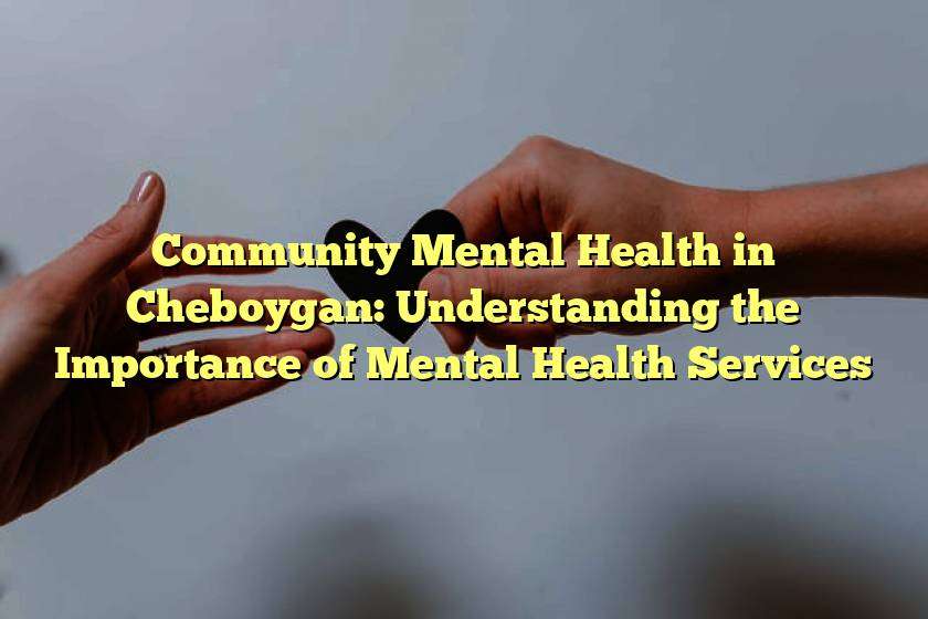 Community Mental Health in Cheboygan: Understanding the Importance of Mental Health Services